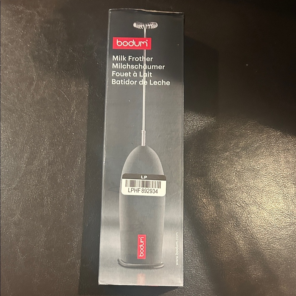 Bodum Black Handheld Milk Frother